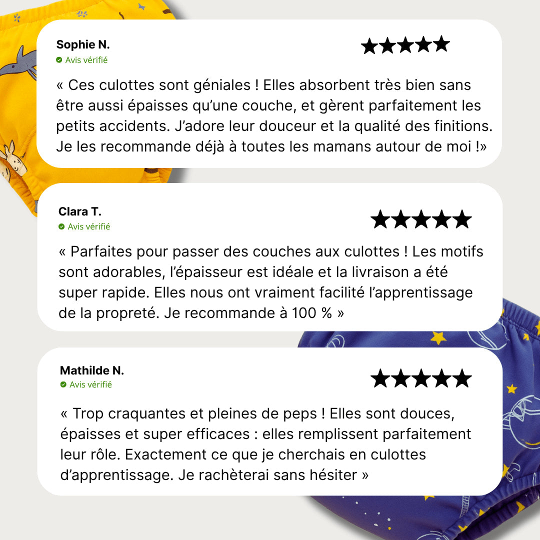 Les Culottes d'apprentissage 🍭